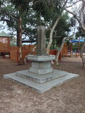 Thumbnail for File:Beckett Park Drinking Fountain Heritage.jpeg